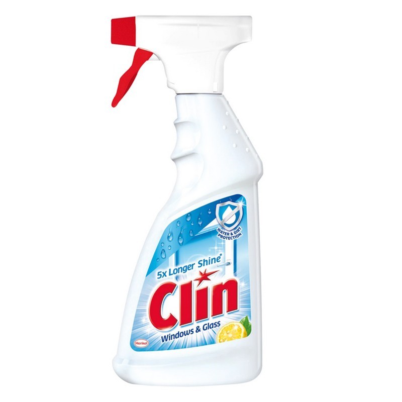 Set 4 x Detergent Geamuri Clin Windows & Glass Lemon, 500 ml