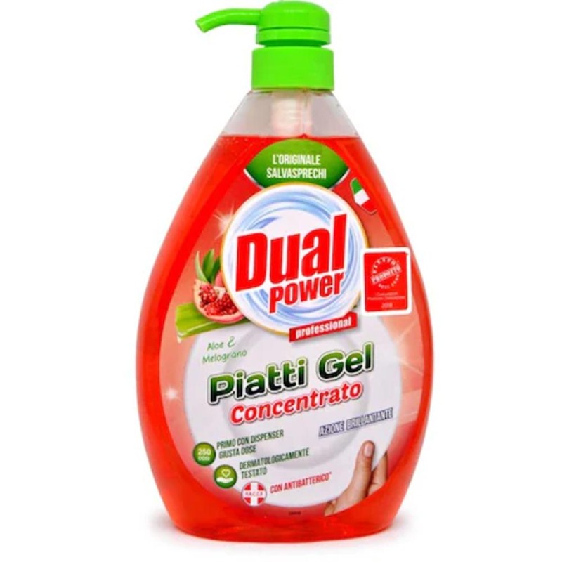 Set 4 x Detergent Vase Gel Dual Power, Aloe, 1 l