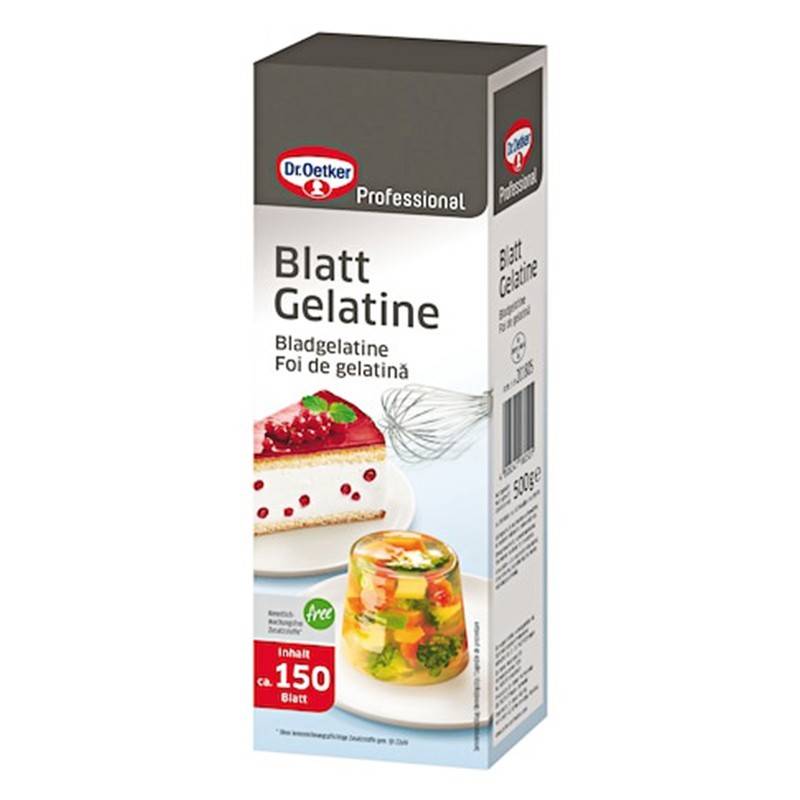 Set 4 x Foi Gelatina, Dr Oetker, 500 g