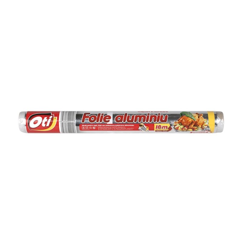 Set 4 x Folie Aluminiu Oti 10 m, Tripla, pentru Uz Casnic