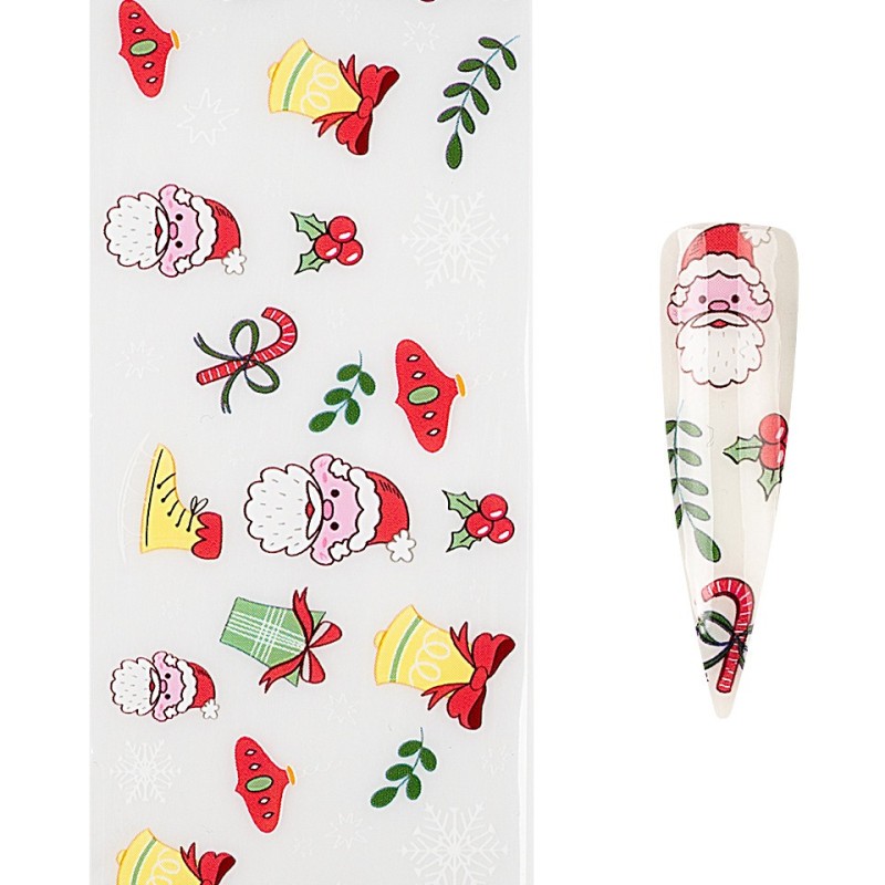 Set 4 x Folie de Transfer Unghii Luxorise 429 Christmassy