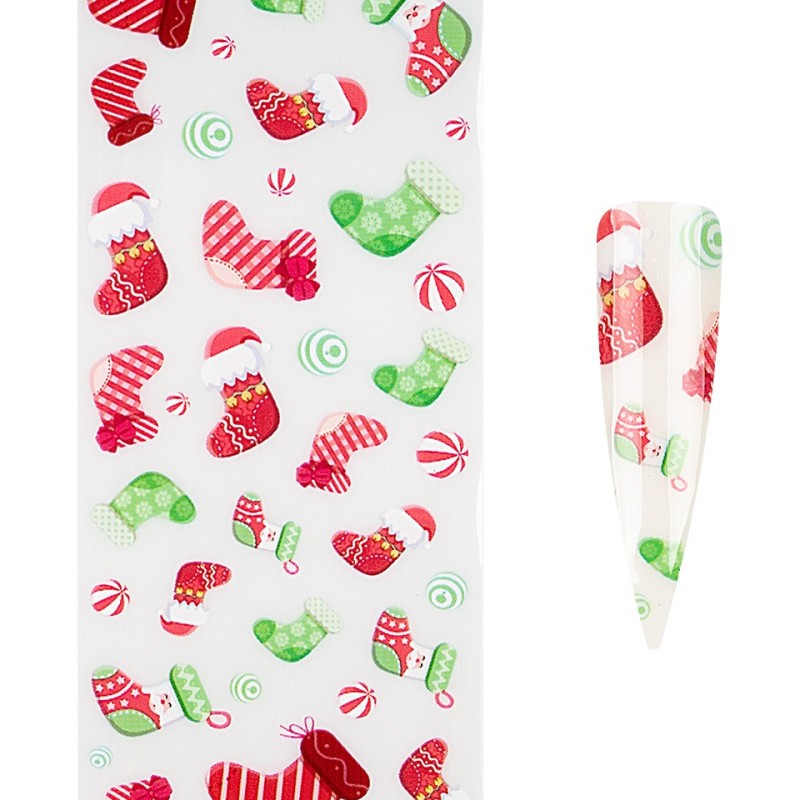 Set 4 x Folie de Transfer Unghii Luxorise 436 Christmassy