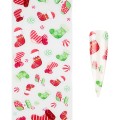 Set 4 x Folie de Transfer Unghii Luxorise 436 Christmassy