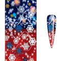 Set 4 x Folie de Transfer Unghii Luxorise, 501 Winter Vibes