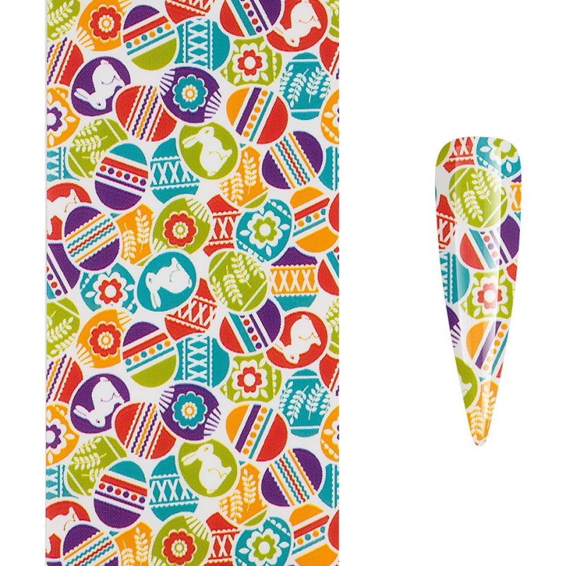 Set 4 x Folie de Transfer Unghii Luxorise 525