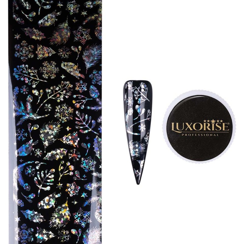 Set 4 x Folie de Transfer Unghii Luxorise 55 Christmassy
