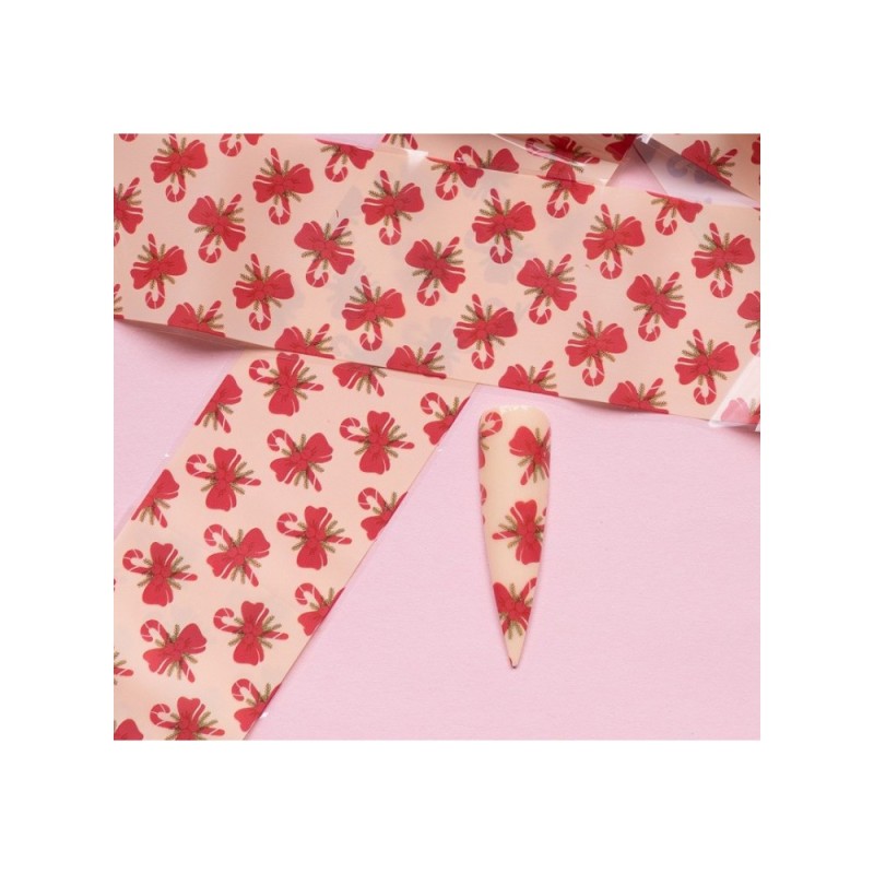 Set 4 x Folie de Transfer Unghii Luxorise, Christmas Call