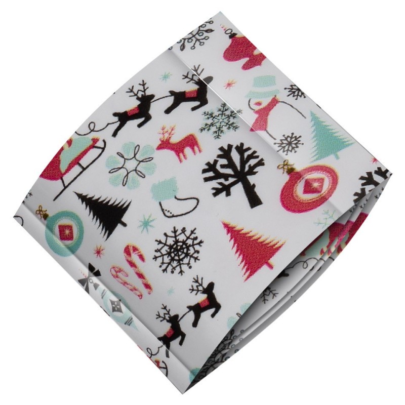 Set 4 x Folie de Transfer Unghii Luxorise, Christmas City