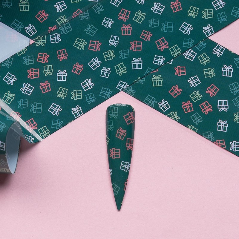 Set 4 x Folie de Transfer Unghii Luxorise, Christmas Gift