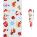 Set 4 x Folie de Transfer Unghii Luxorise, Christmas Look