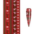 Set 4 x Folie de Transfer Unghii Luxorise, Christmas Tradition