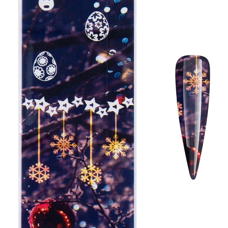 Set 4 x Folie de Transfer Unghii Luxorise, Exquisite Winter