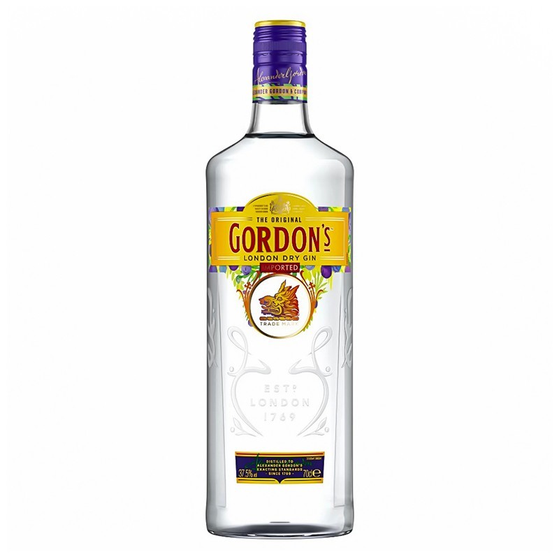Set 4 x Gin Gordon'S London Dry Gin 37.5% Alcool 0.7 l