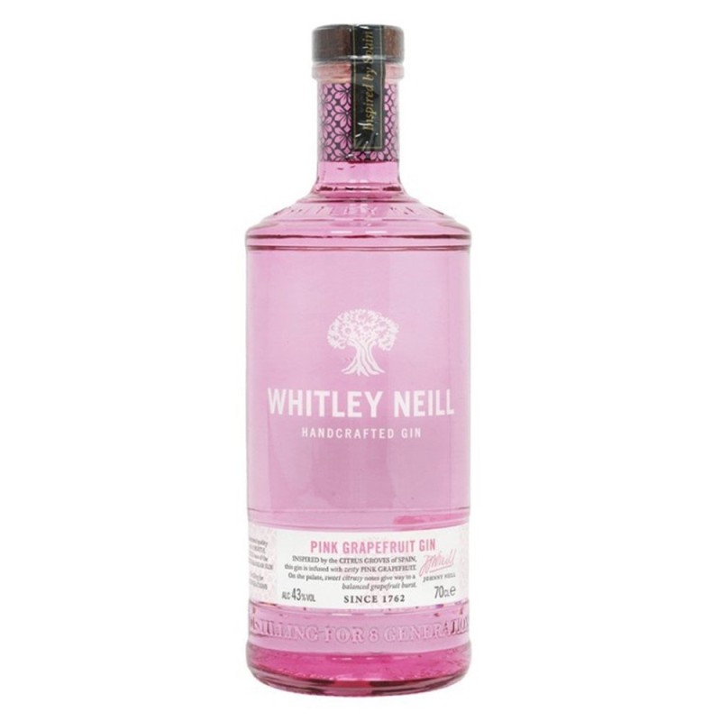 Set 4 x Gin Grepfrut, Pink Grapefruit Whitley Neill 43% Alcool 0.7l