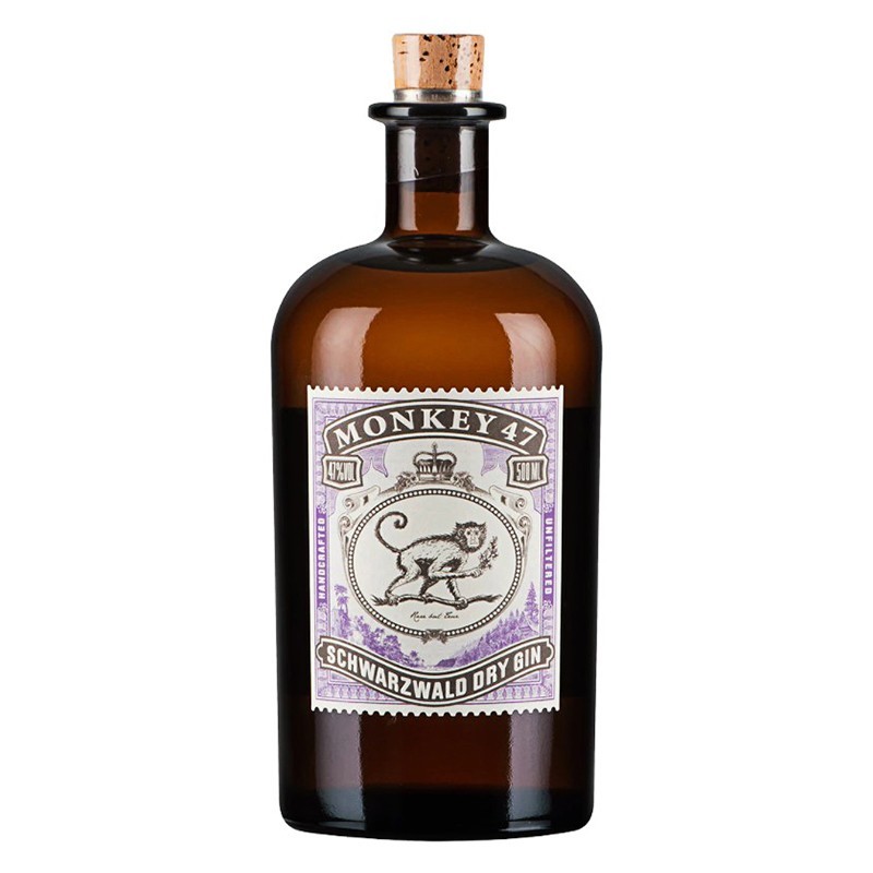Set 4 x Gin Monkey 47, 47% Alcool, 0.5 l