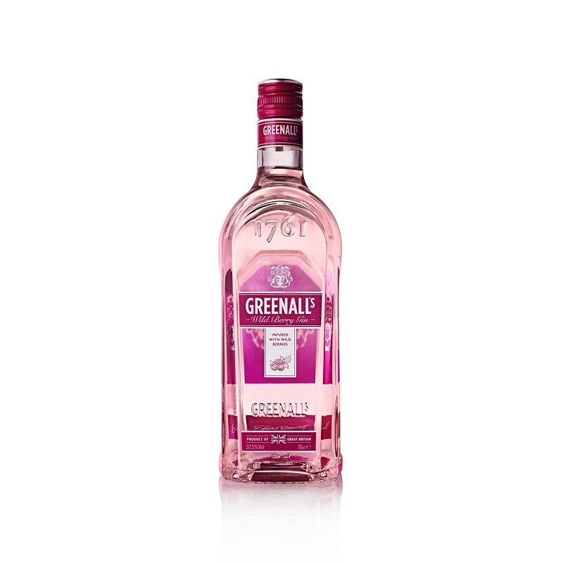 Set 4 x Gin Qnt Greenalls, Fructe de Padure, Wild Berry Gin, 37.5% Alcool, 0.7 l