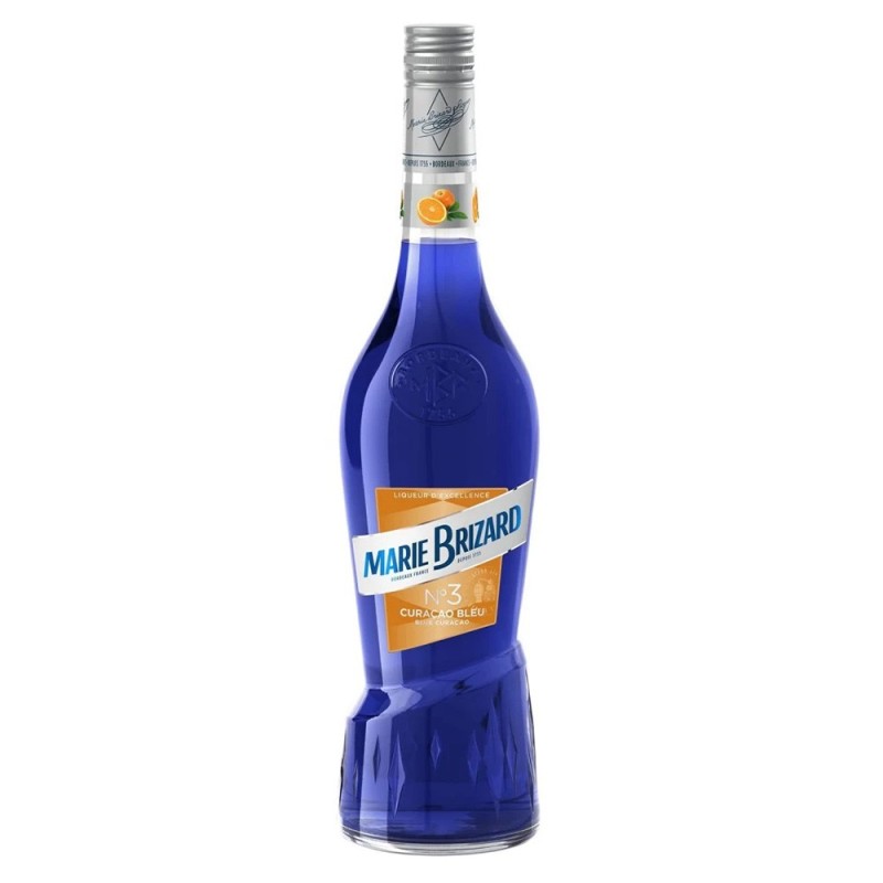 Set 4 x Lichior Blue Curacao Marie Brizard 23% Alcool, 0.7 l