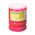 Set 4 x Lumanare Citronella in Pahar de Plastic Party Bolsius, Roz