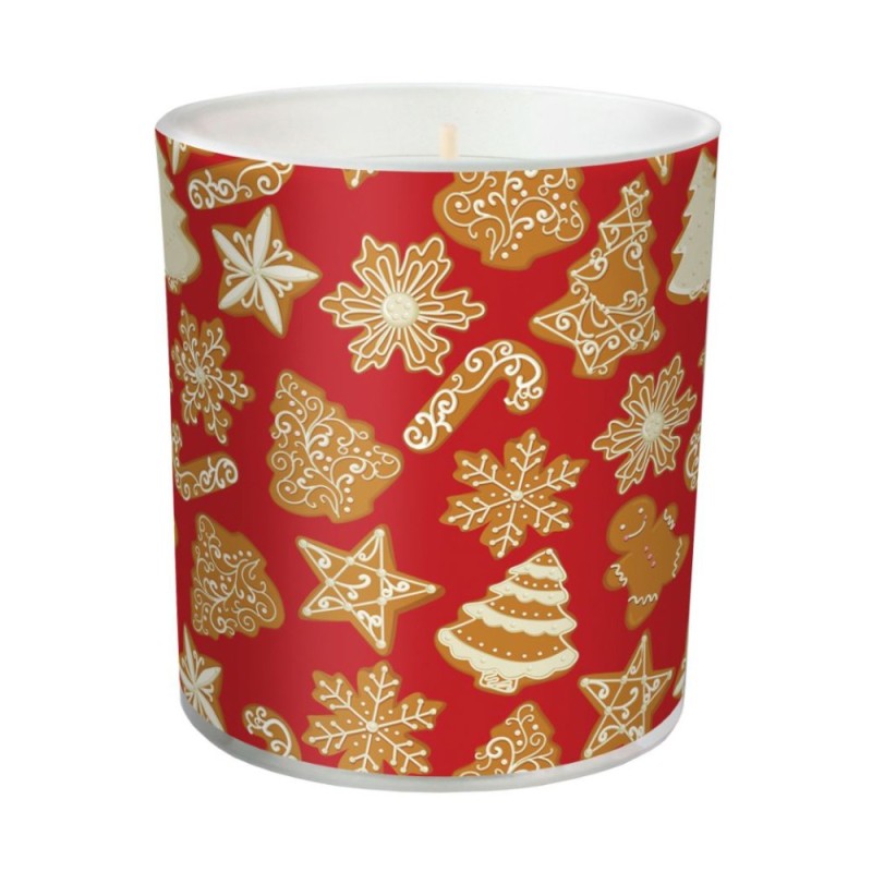 Set 4 x Lumanare Parfumata in Pahar Imprimat, Mix 2M