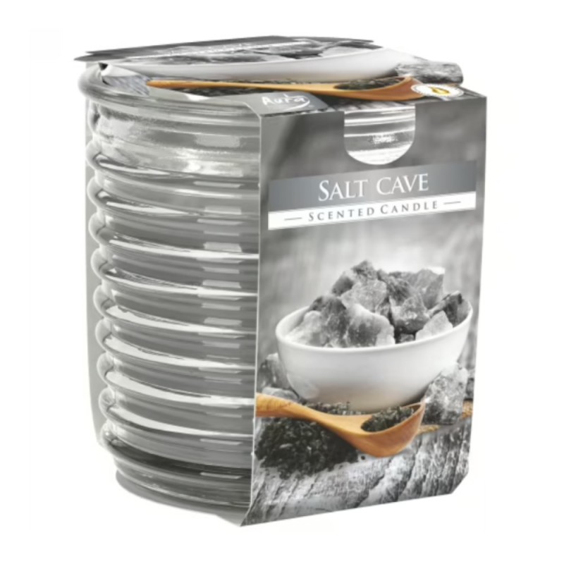 Set 4 x Lumanare Parfumata in Pahar Spirala Sare, 28 Ore