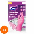 Set 4 x Manusi Curatenie Parex Standard, cu Bumbac, Marimea M