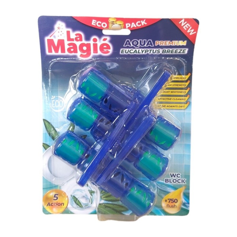 Set 4 x Odorizant Toaleta, Mike, La Magie Eucalipt, 3 x 40 g