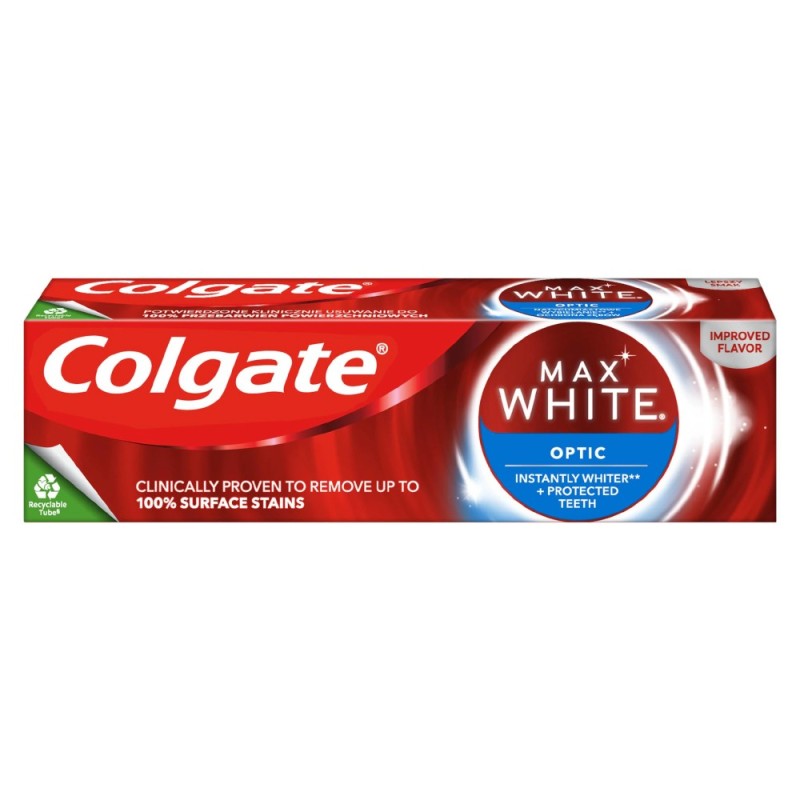 Set 4 x Pasta de Dinti Colgate Max White Optic, 75 ml