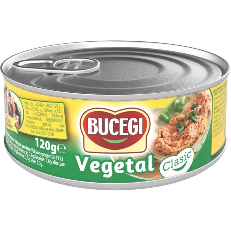 Set 4 x Pasta Vegetala Bucegi, 120 g