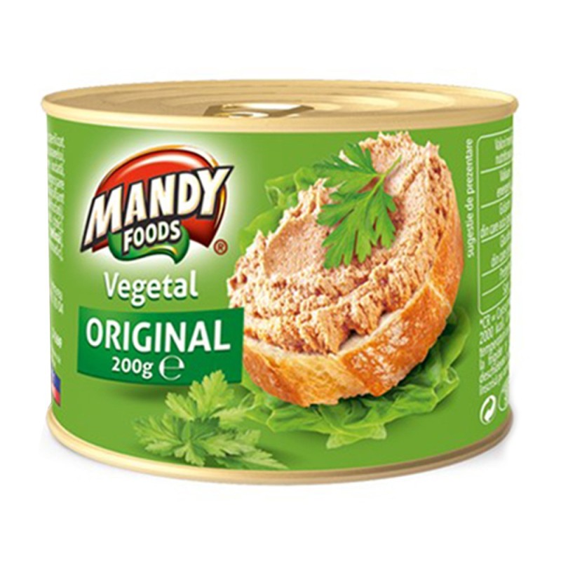 Set 4 x Pasta Vegetala Original Mandy, 200 g