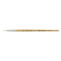 Set 4 x Pensula Varf Ascutit, Nr.6, Par Sintetic, Corp Lemn Natur, Koh-I-Noor