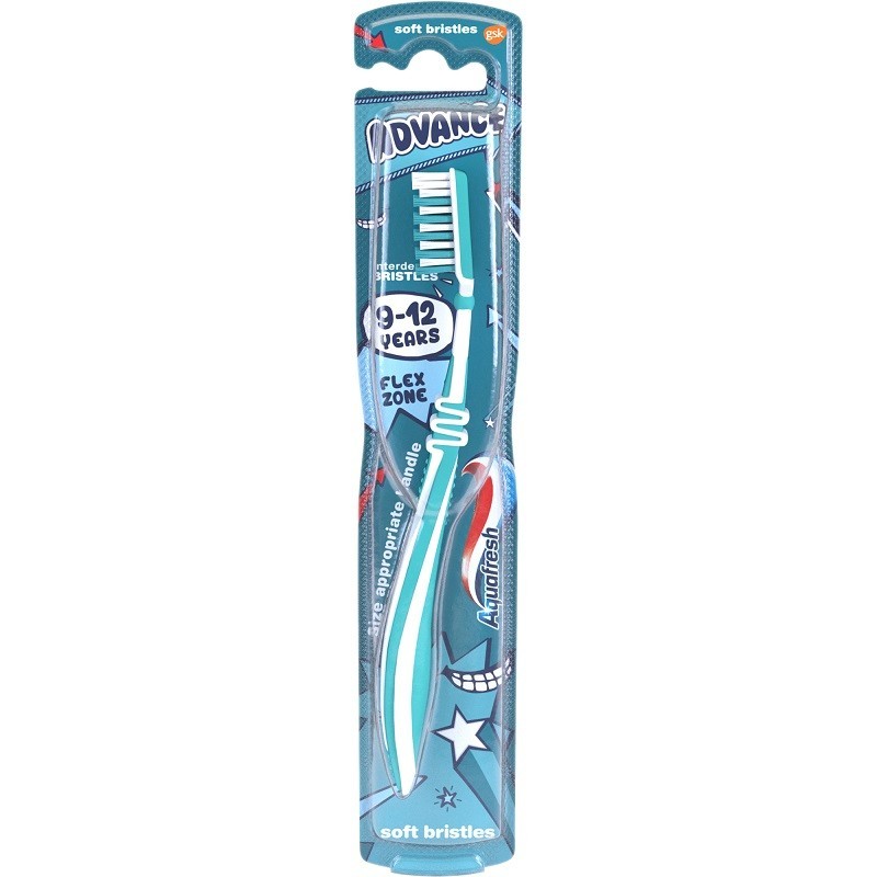 Set 4 x Periuta de Dinti Aquafresh Copii Advance Soft 9-12 Ani