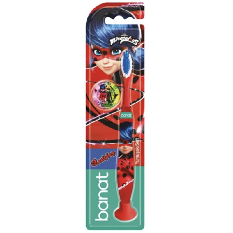 Set 4 x Periuta de Dinti Banat Junior Miraculous, Soft