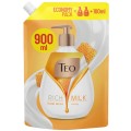 Set 4 x Rezerva Sapun Lichid Teo, Miere, 900 ml