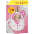 Set 4 x Rezerva Sapun Lichid Teo Rich Milk, 900 ml