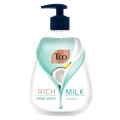 Set 4 x Sapun Lichid Teo Rich Milk Coconut, 400 ml