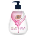 Set 4 x Sapun Lichid Teo Rich Milk Soft Care, 400 ml