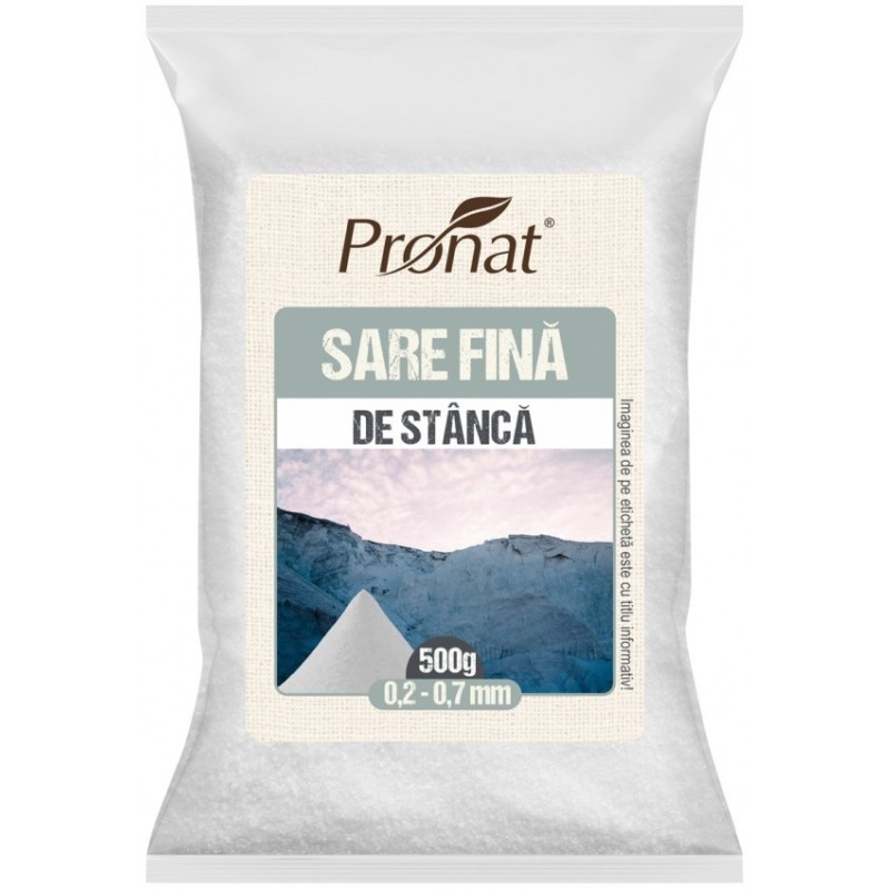 Set 4 x Sare Fina de Stanca, 500 g, Pronat