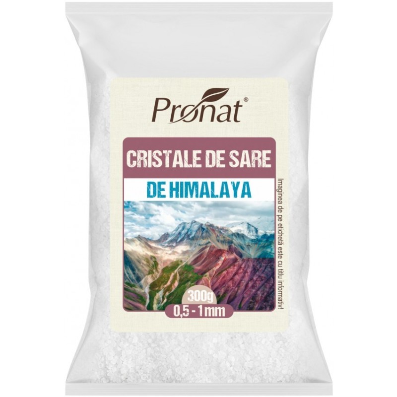 Set 4 x Sare Neiodata Cristalina de Himalaya, 300 g, Pronat