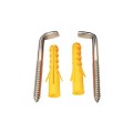 Set 4 x Set Montaj Boiler,10 x 100 mm, Inox, Z-tools