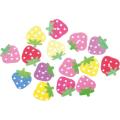Set 4 x Set pentru Artizanat, Capsuni din Lemn, 15 Bucati