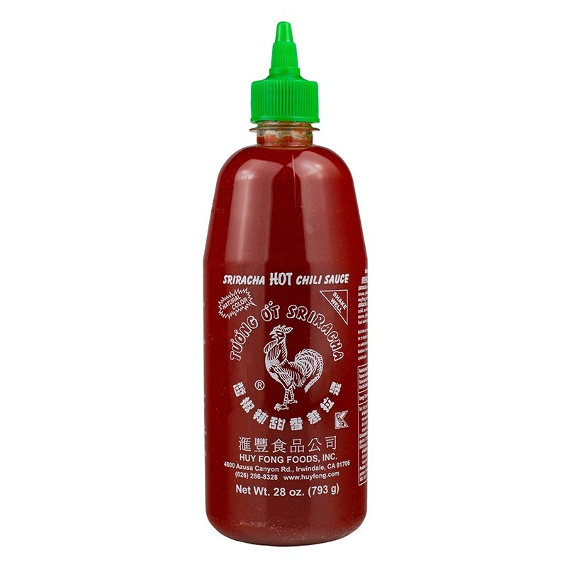 Set 4 x Sos Chili Iute Huy Fong Sriracha 740 ml
