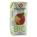 Set 4 x Suc de Mere BIO, cu Pai, Hollinger, 200 ml, Hollinger