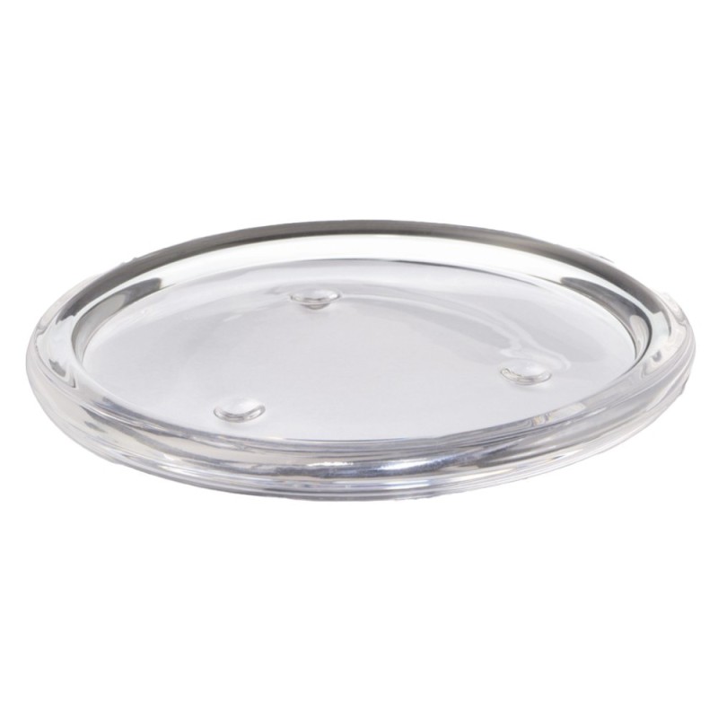 Set 4 x Suport Alb din Sticla Rotund pentru Lumanari si Difuzoare 25 x 90 mm, Bolsius