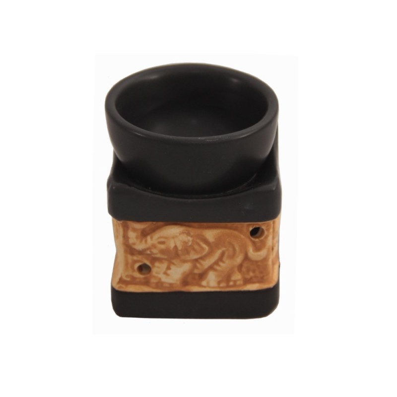 Set 4 x Suport Ceramic pentru Ulei Aromat Mic, Elefant, 7.5 cm x 6.5 cm