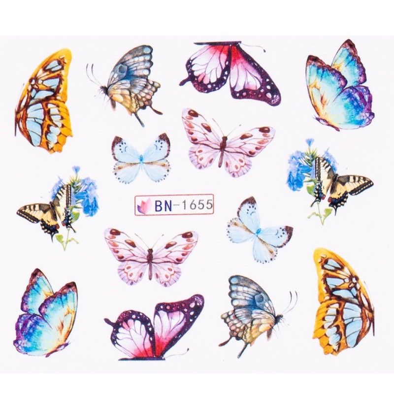 Set 4 x Tatuaj Unghii Luxorise Butterfly Sensation, Bn-1655