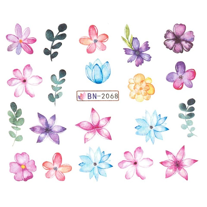 Set 4 x Tatuaj Unghii Luxorise Delicate Beauty, Bn-2068