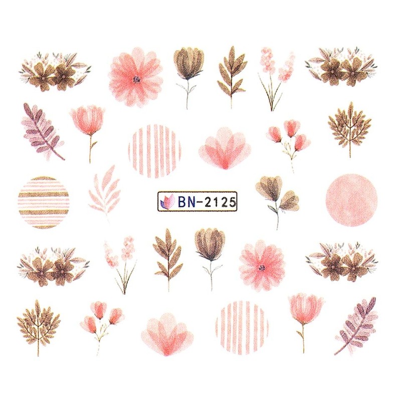 Set 4 x Tatuaj Unghii Luxorise Delicate Beauty, Bn-2125