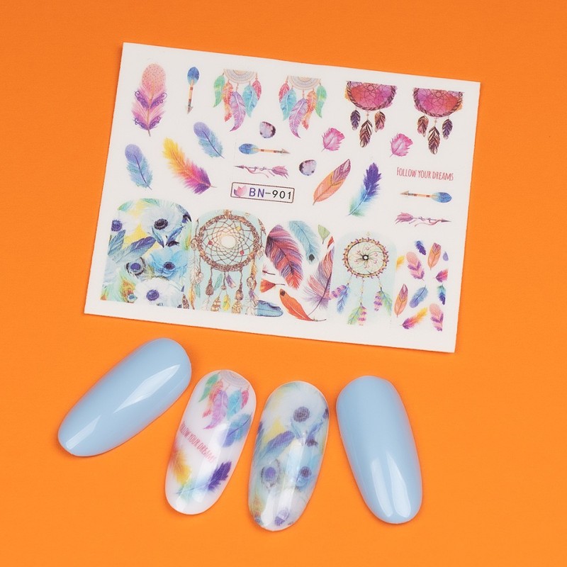 Set 4 x Tatuaj Unghii Luxorise Dreamcatcher Way, Bn-901