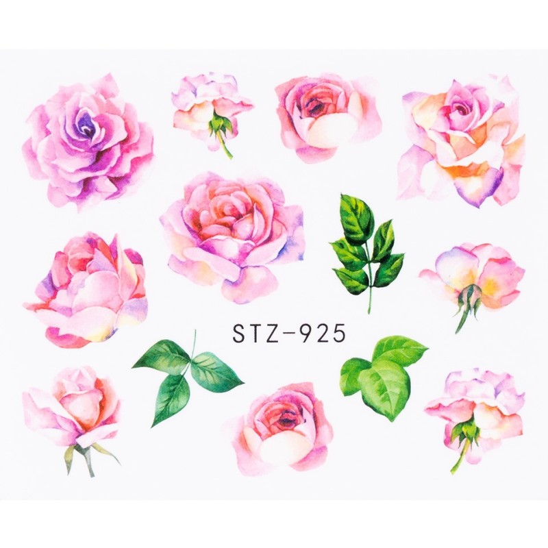 Set 4 x Tatuaj Unghii Luxorise Flower Noise, Stz-925