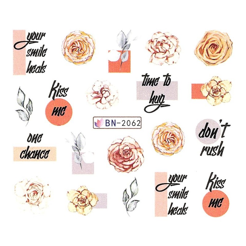 Set 4 x Tatuaj Unghii Luxorise Good Times, Bn-2062